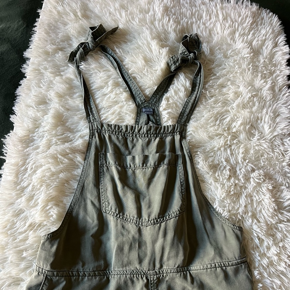 *2 for $20* Aerie green/sage overalls